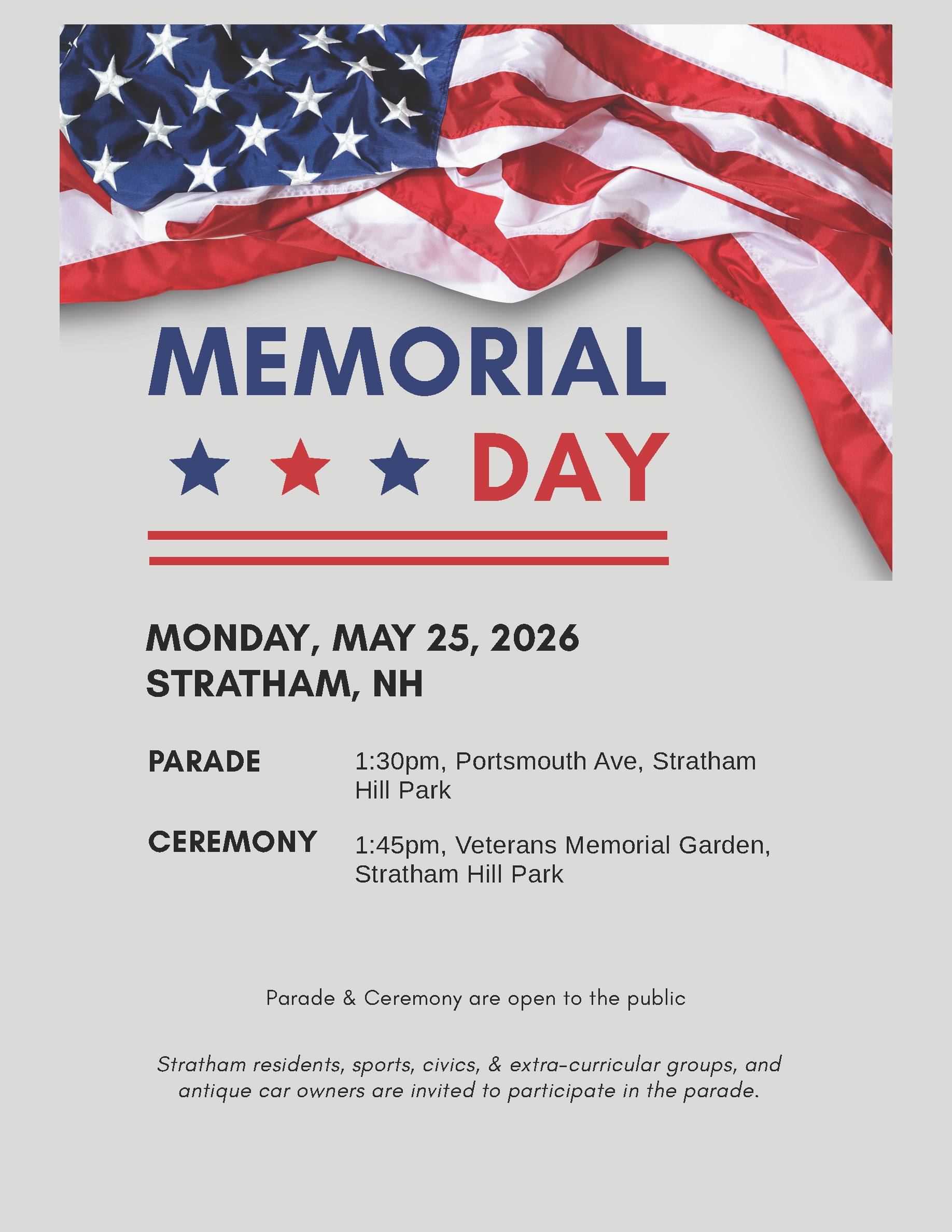 Memorial Day Announcement flier - Copy